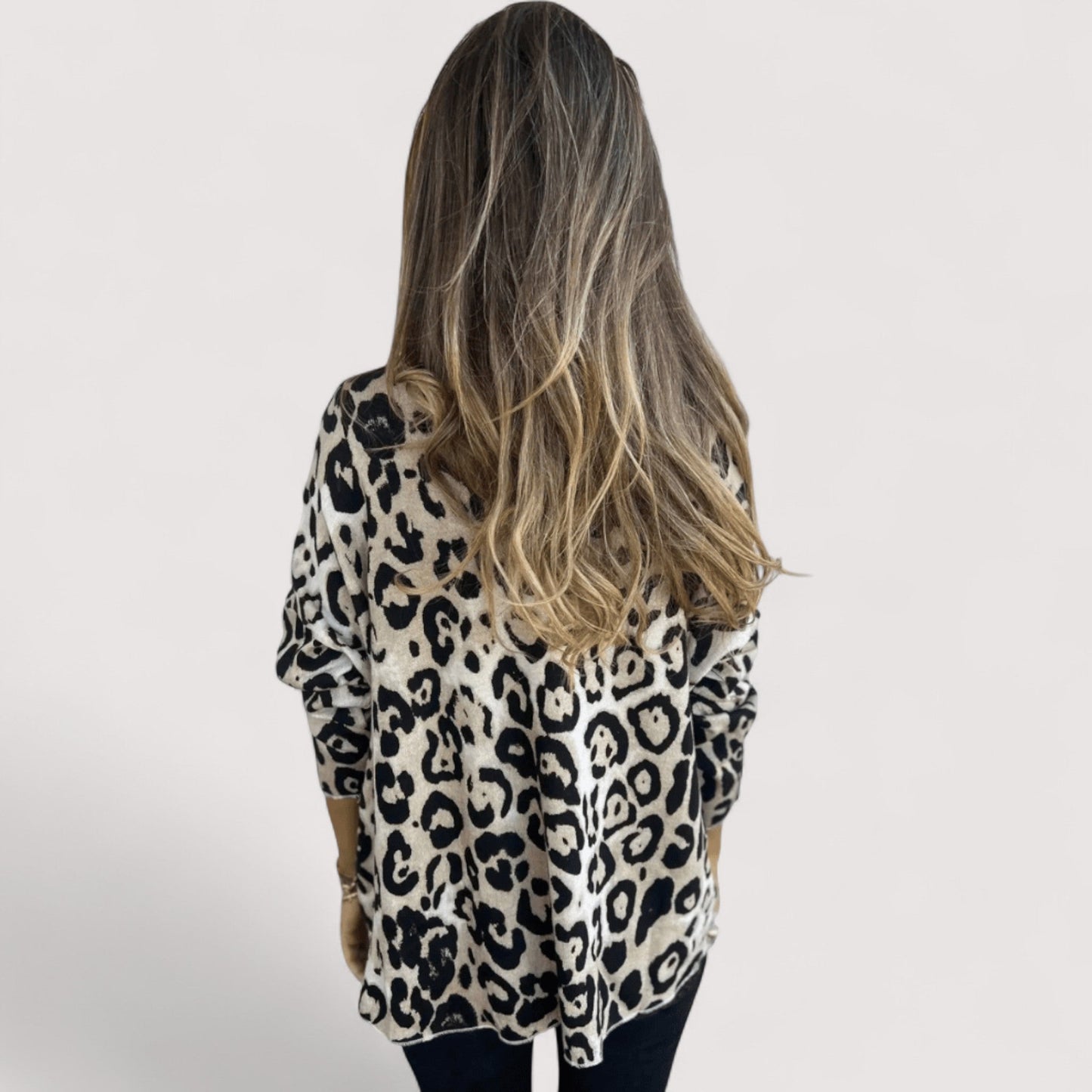 Slim Leopard Pattern Women's Blouse