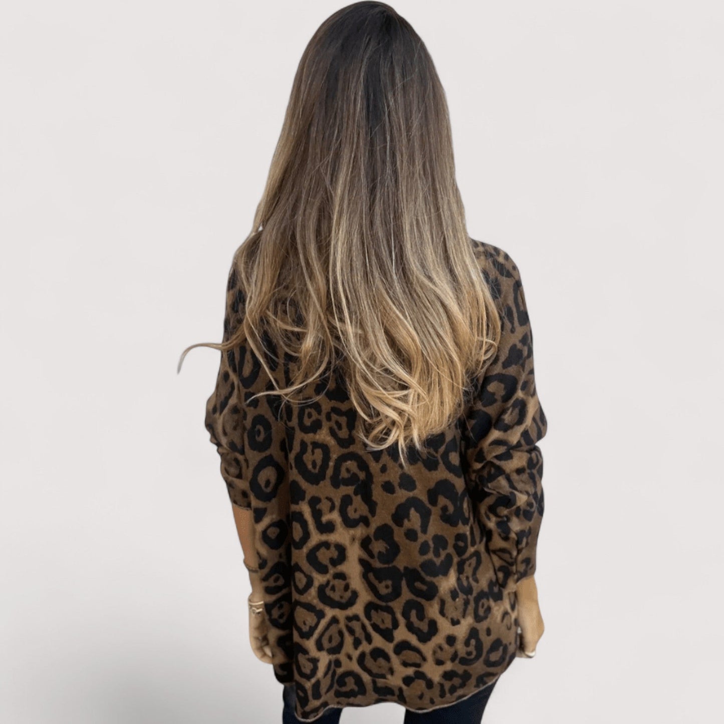 Slim Leopard Pattern Women's Blouse