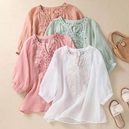 Pretty Women's Casual Cotton Top - Pexav
