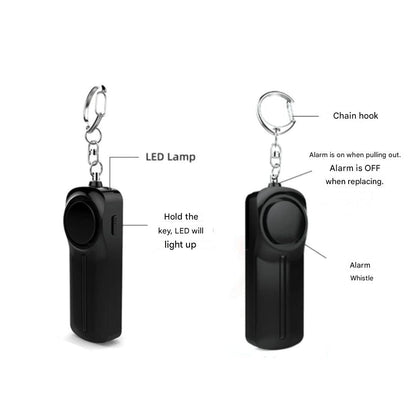 Emergency Alarm Keychain – SafePing-Black-The Livary