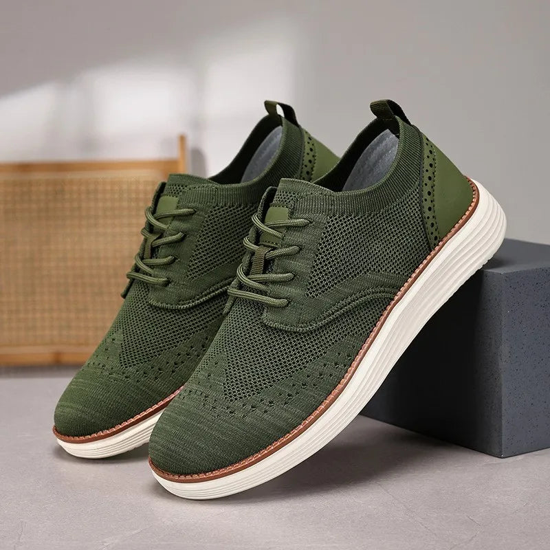 Classic Men's Lace Up Oxford Shoes - Olytrend
