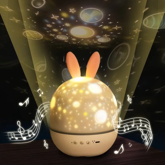 Enchanting Starry Sky Projector - StarrySky-Lamp Rabbit-Nora Luxe