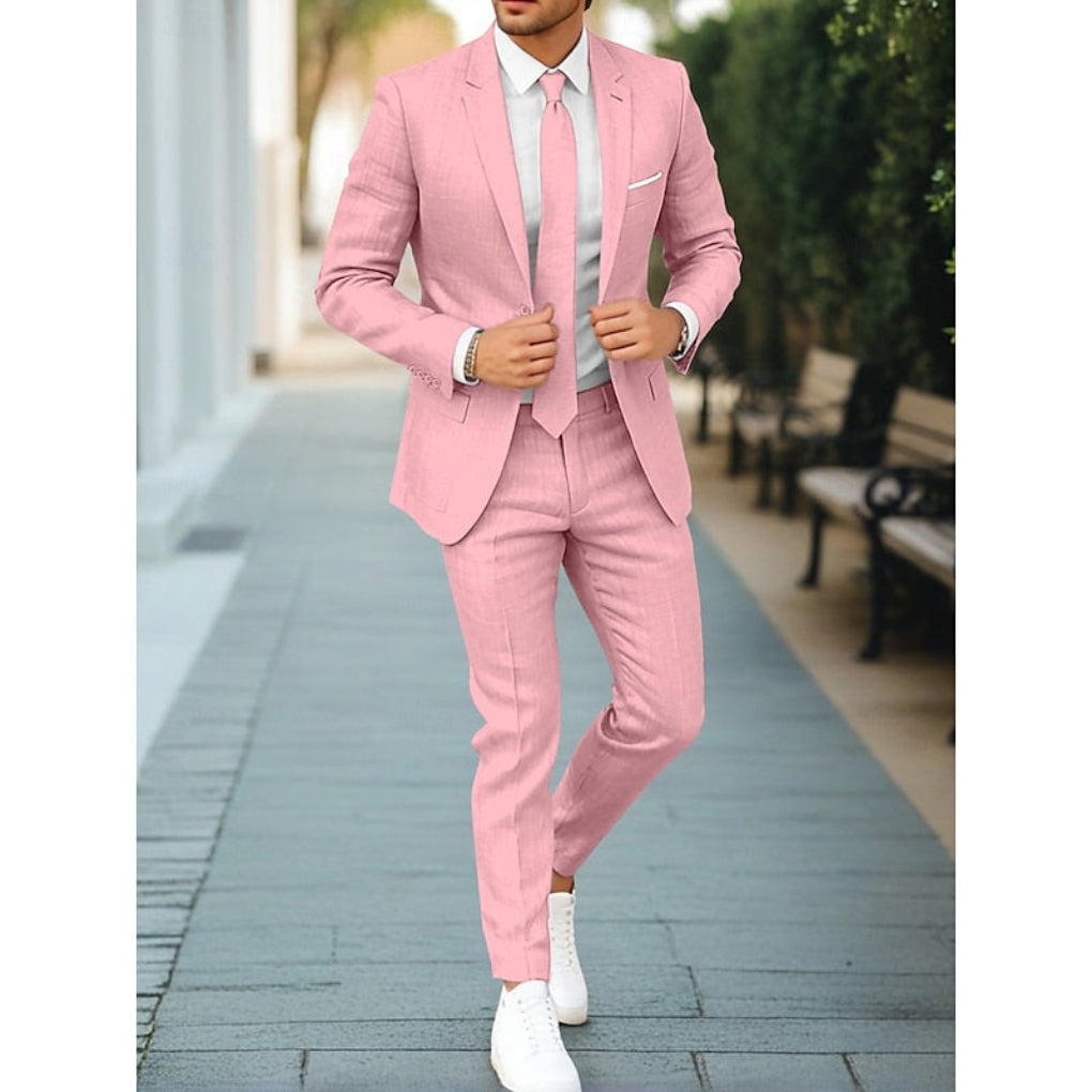 Relaxed Fit Two Piece Suit