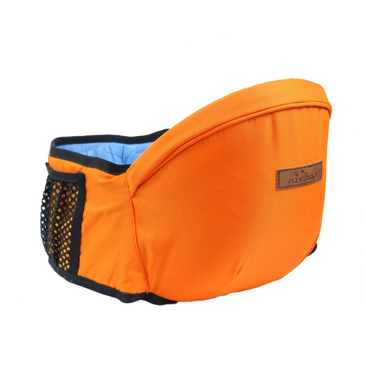 Ergonomic Baby Hip Carrier - HugEase-Orange-Nora Luxe