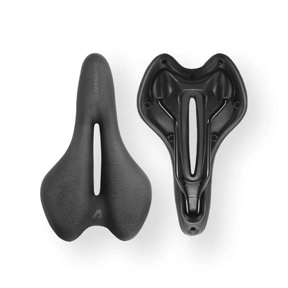 Ergonomic Bicycle Saddle with Memory Foam – SaddlePeak AirRide-Nora Luxe
