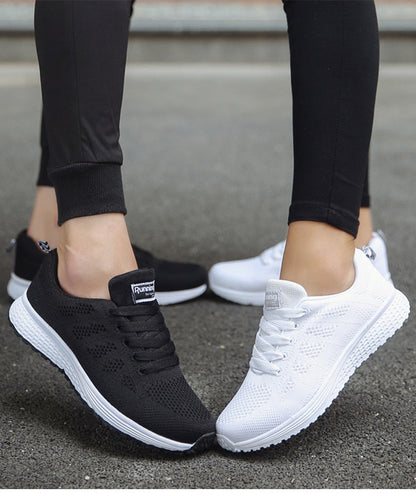 Ergonomic Comfort Sneakers - NovaFit-White-2.5-Nora Luxe