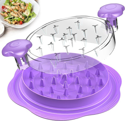 Ergonomic Meat Shredder-Purple-Nora Luxe
