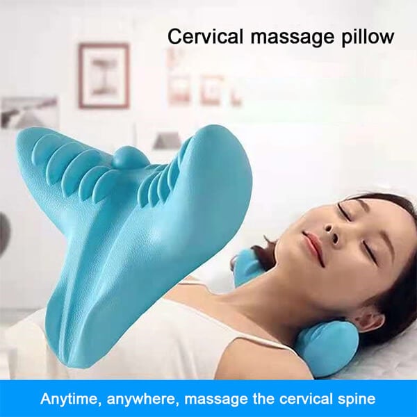 Ergonomic Neck Massage Cushion without Power – NeckEase Stretch-Nora Luxe