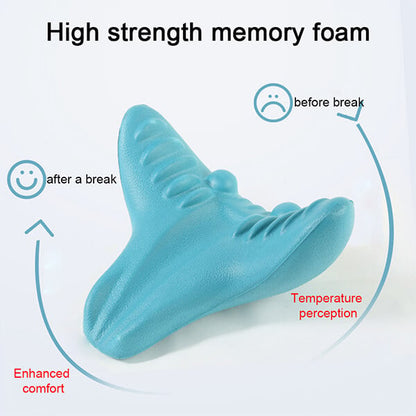 Ergonomic Neck Massage Cushion without Power – NeckEase Stretch-Nora Luxe