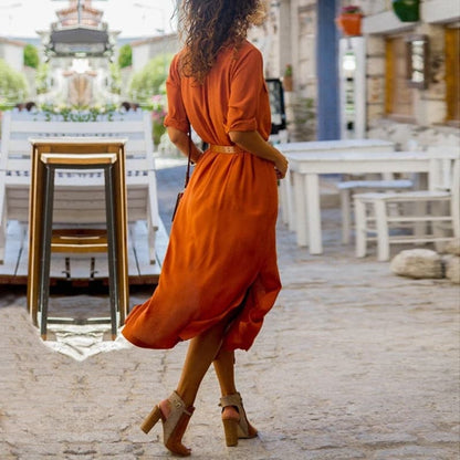 Image of Erin | Women's Button-Down Midi Dress