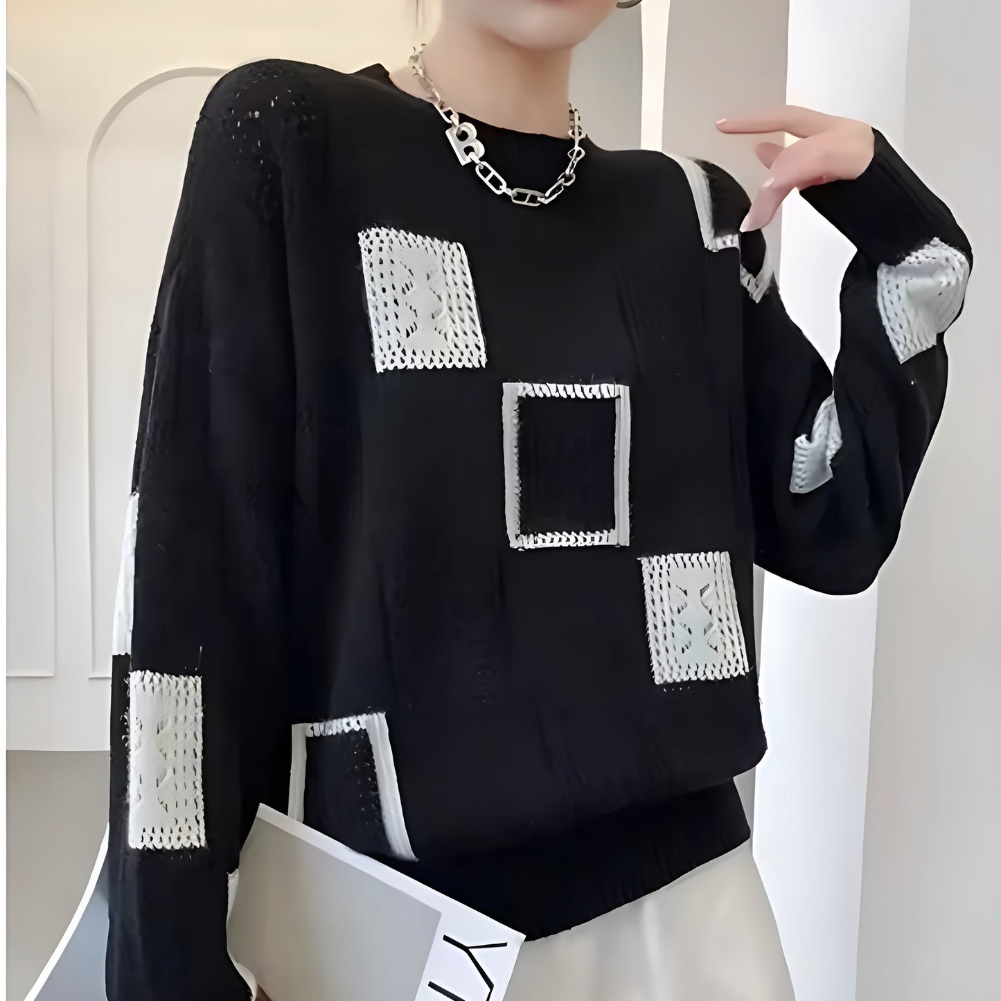 Image of Erin | Women's Oversized Crew Neck Sweater