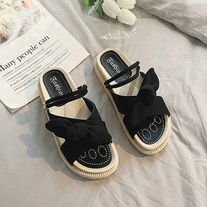 Espadrille Sandals with Wrap Straps - Sienna-Black-2.5-Nora Luxe