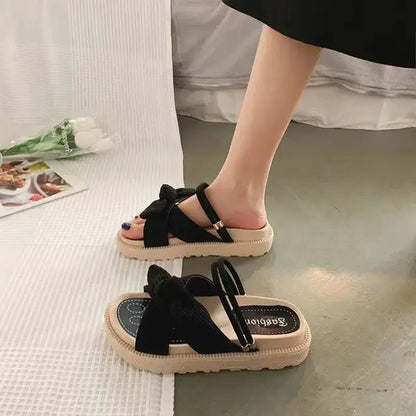 Espadrille Sandals with Wrap Straps - Sienna-Black-2.5-Nora Luxe