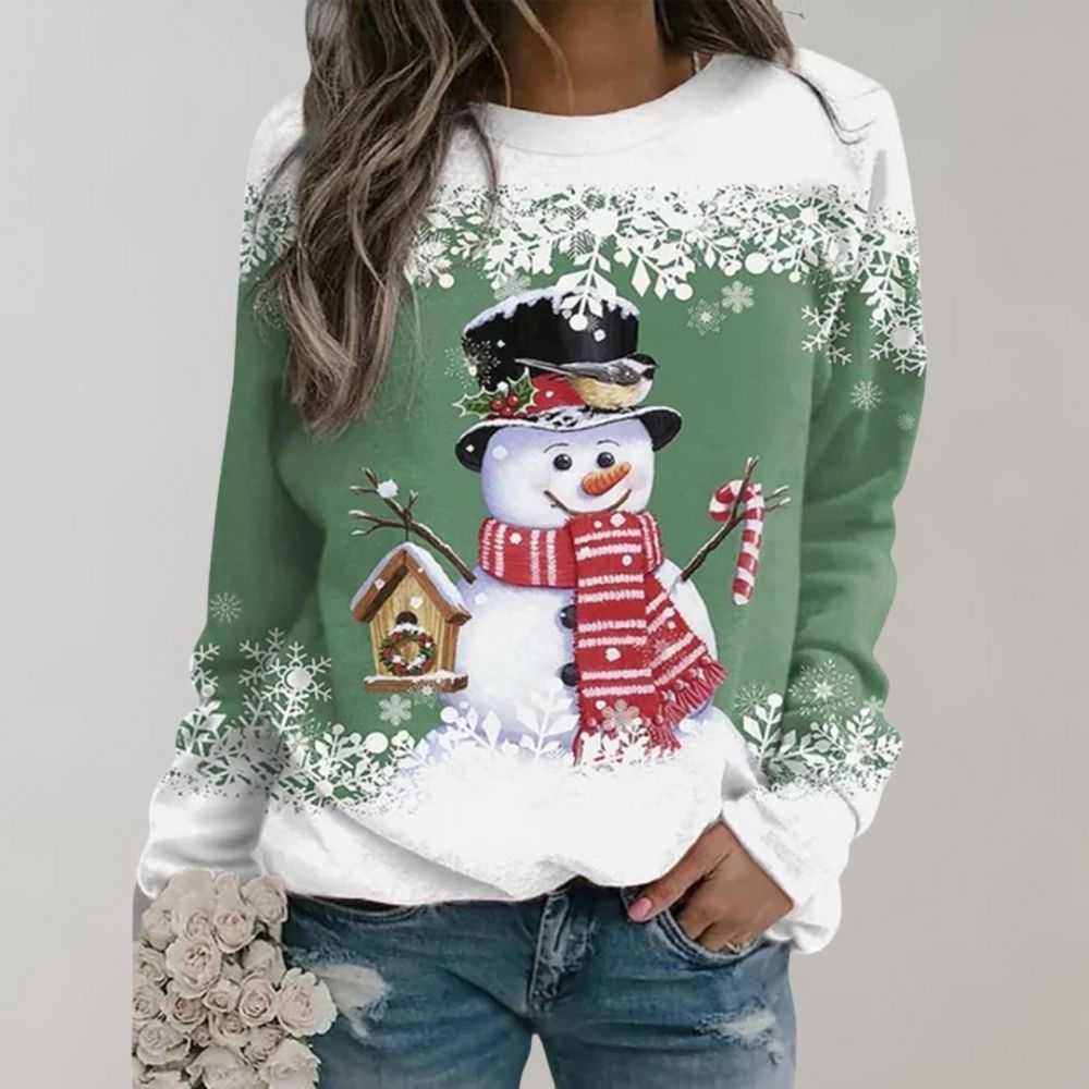 Cozy Festive Christmas Sweater for Ladies - Pexav