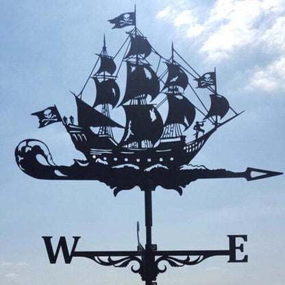Excentric Weather Vane for the Garden – Vintoro-Viking ship-The Livary