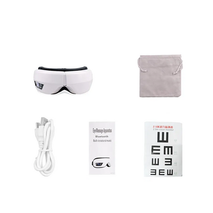 EYE MASSAGE DEVICE - AIR PRESSURE, VIBRATION & WARM COMPRESSION WITH BLUETOOTH MUSIC-Nora Luxe