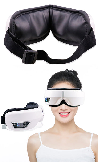 EYE MASSAGE DEVICE - AIR PRESSURE, VIBRATION & WARM COMPRESSION WITH BLUETOOTH MUSIC-Nora Luxe