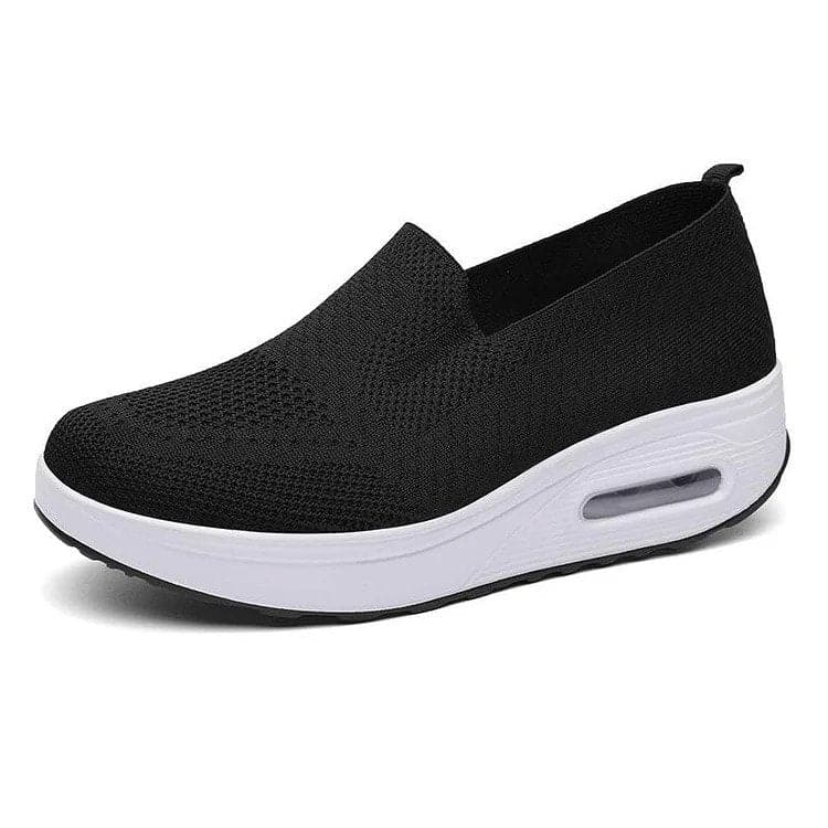 Soft Women's Knit Sneakers with Cushioned Insole