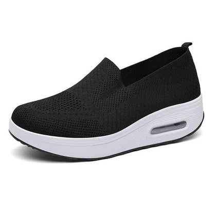 Soft Women's Knit Sneakers with Cushioned Insole