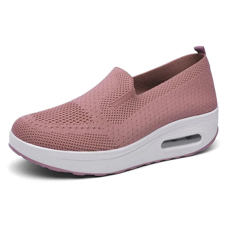 Soft Women's Knit Sneakers with Cushioned Insole