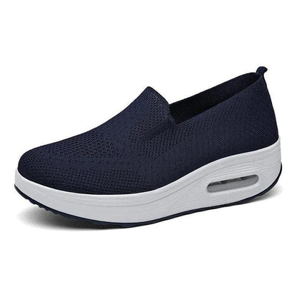 Soft Women's Knit Sneakers with Cushioned Insole