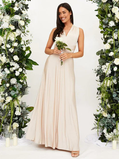 Chic Summer V Neck Maxi Dress - Nocini