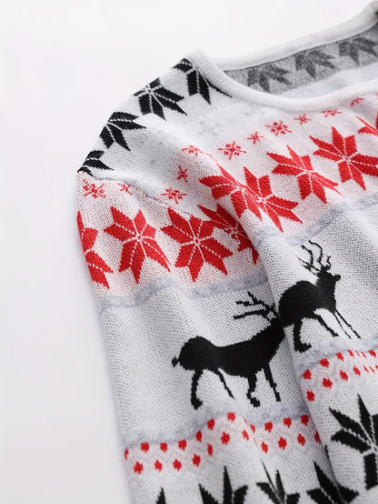 Cozy Holiday Crew Neck Sweater