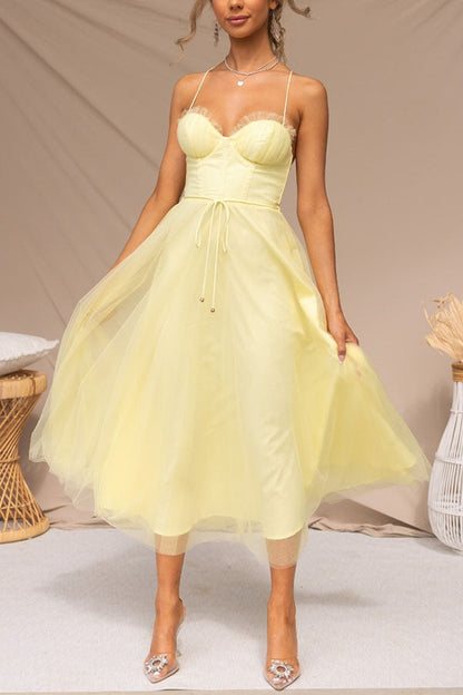 Ladies' Fit & Flare Corset Dress