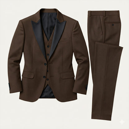 Classic Men's 3 Piece Business Suit Set