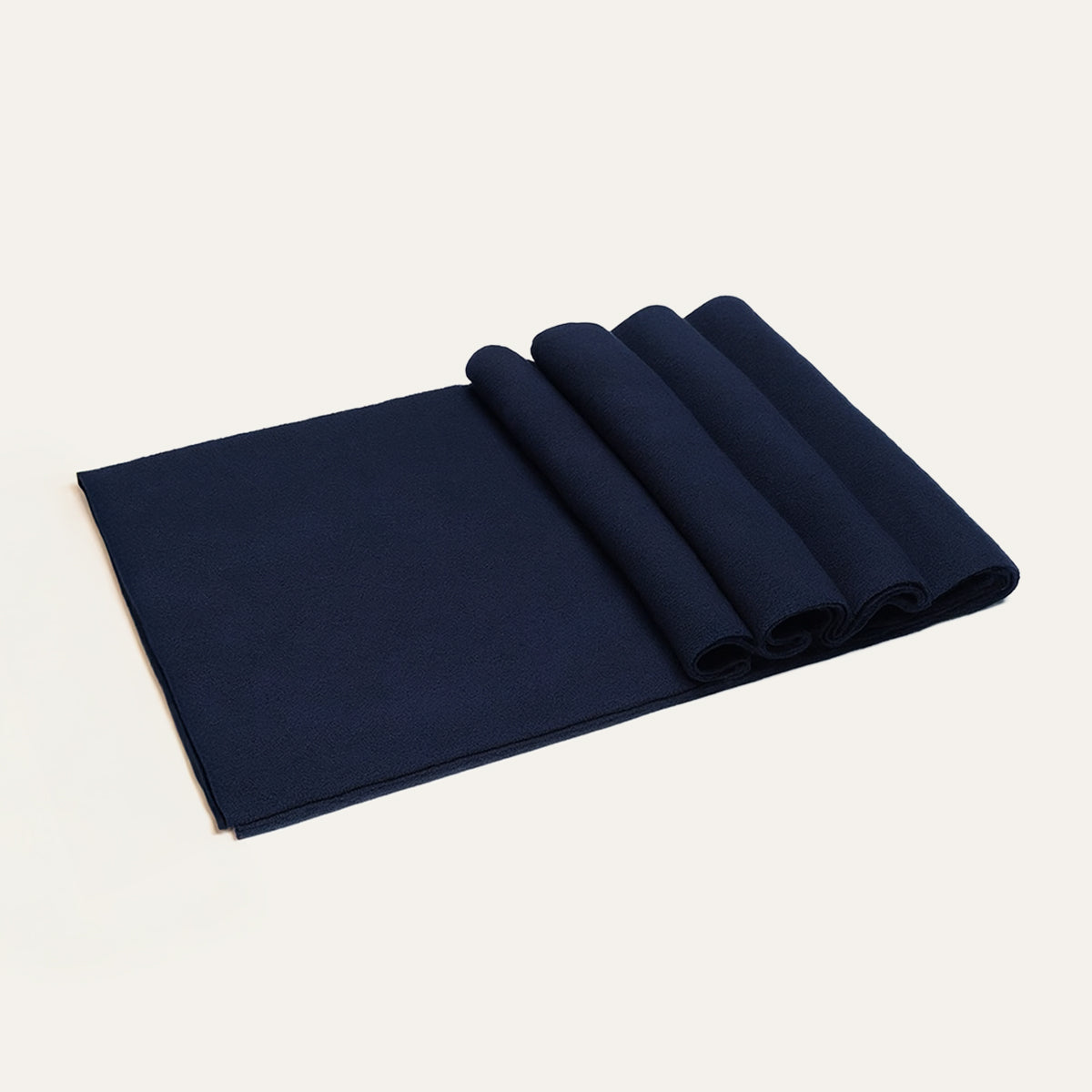 Luxury Men's Navy Blue Wool Scarf - Nocini
