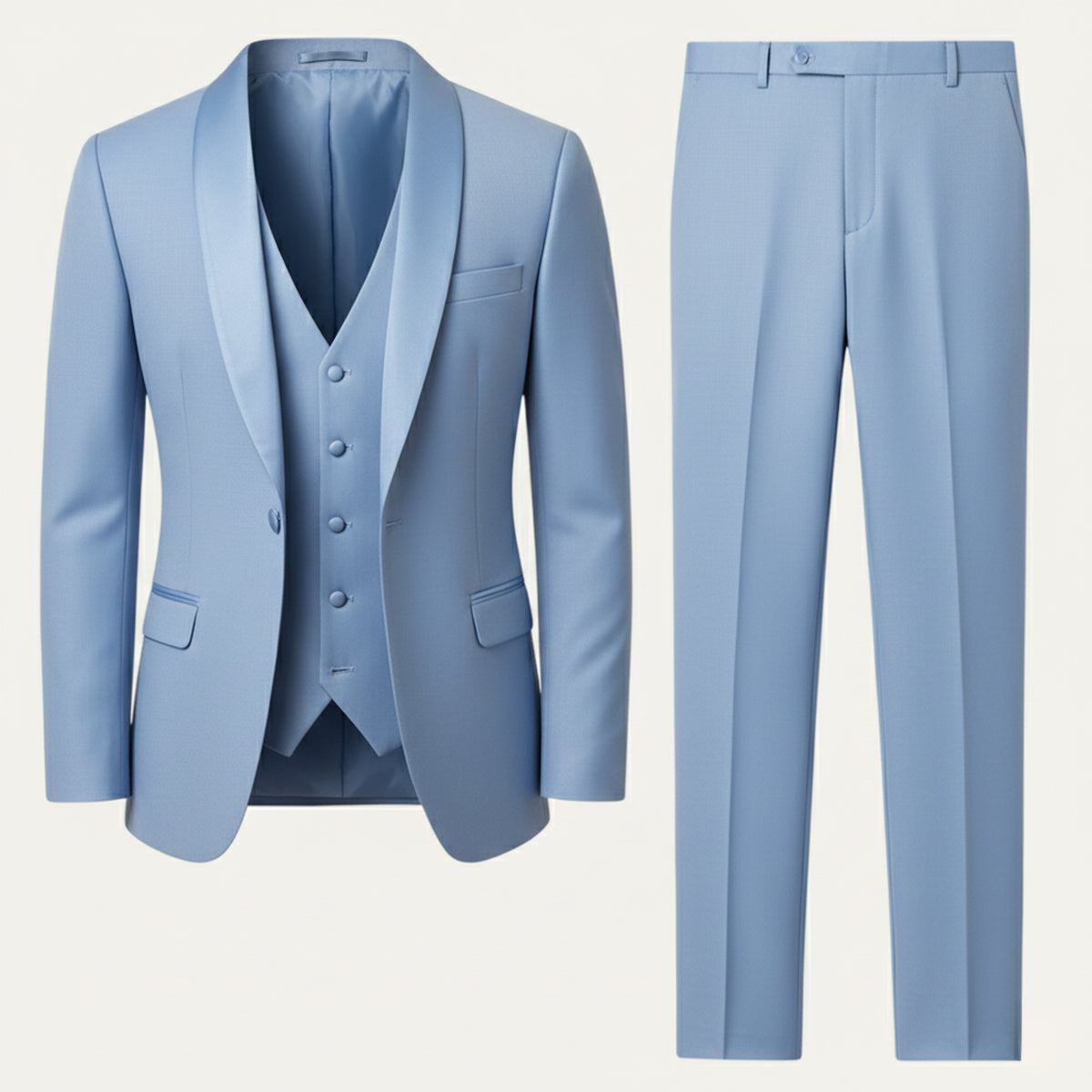 Classic Men's 3 Piece Slim Fit Tuxedo Suit