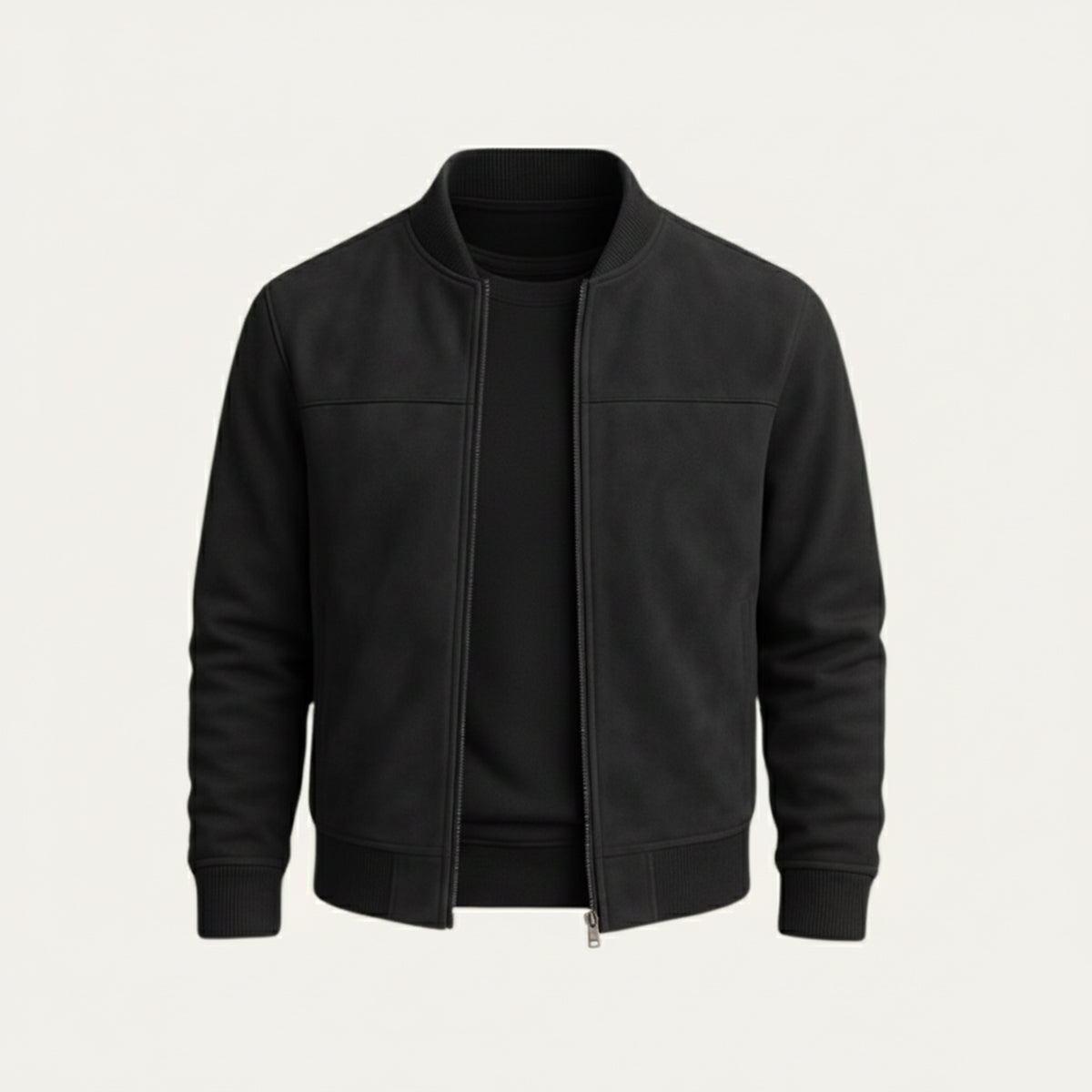 Luxury Mens Suede Leather Autumn Jacket