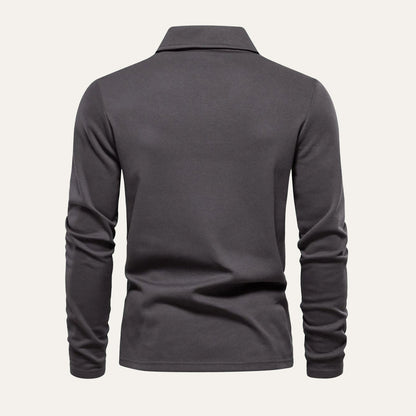 Classic Casual Mens Cotton Long Sleeve Shirt