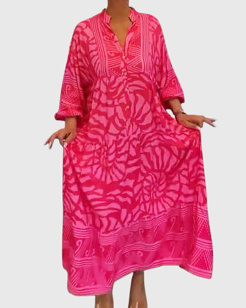 Mckinley | Long Dress With Floral Pattern
