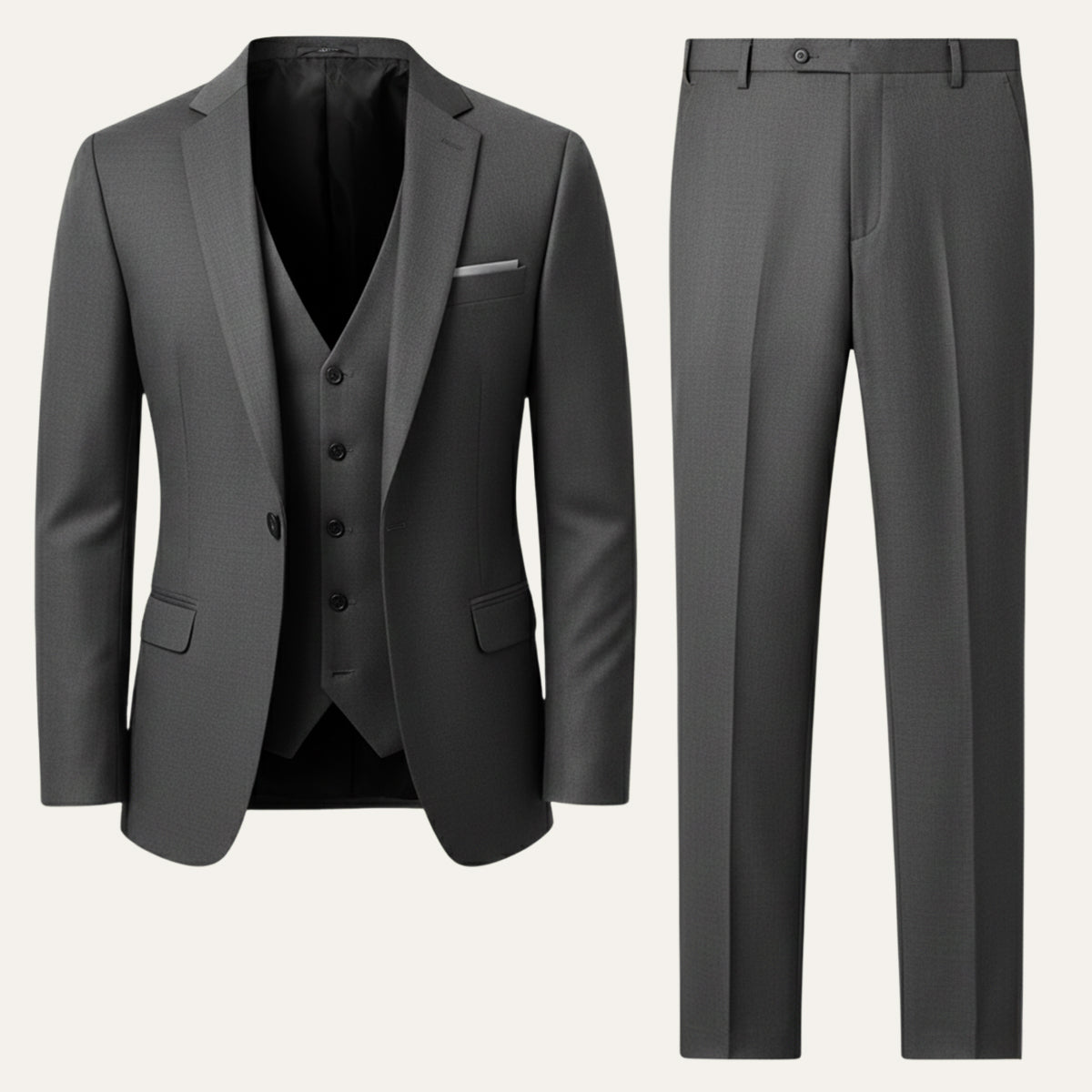 Classic Men's 3 Piece Slim Fit Tuxedo Suit