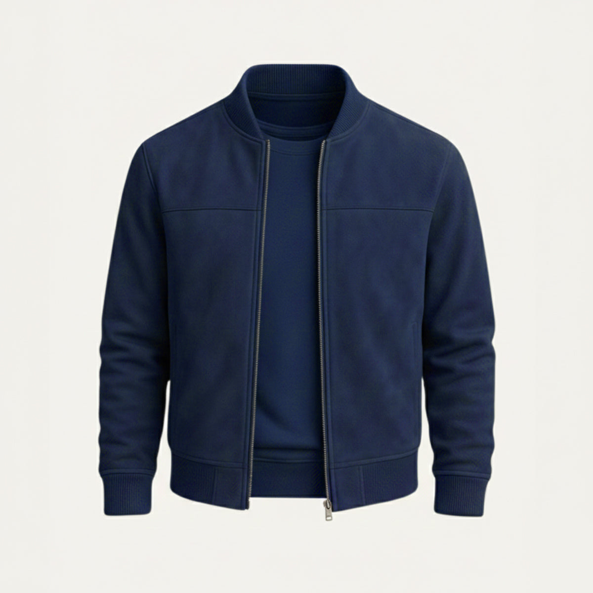Luxury Mens Suede Leather Autumn Jacket