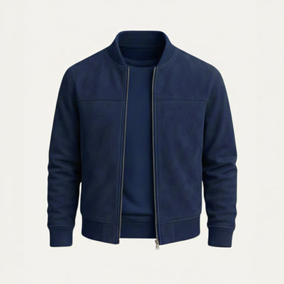 Luxury Mens Suede Leather Autumn Jacket