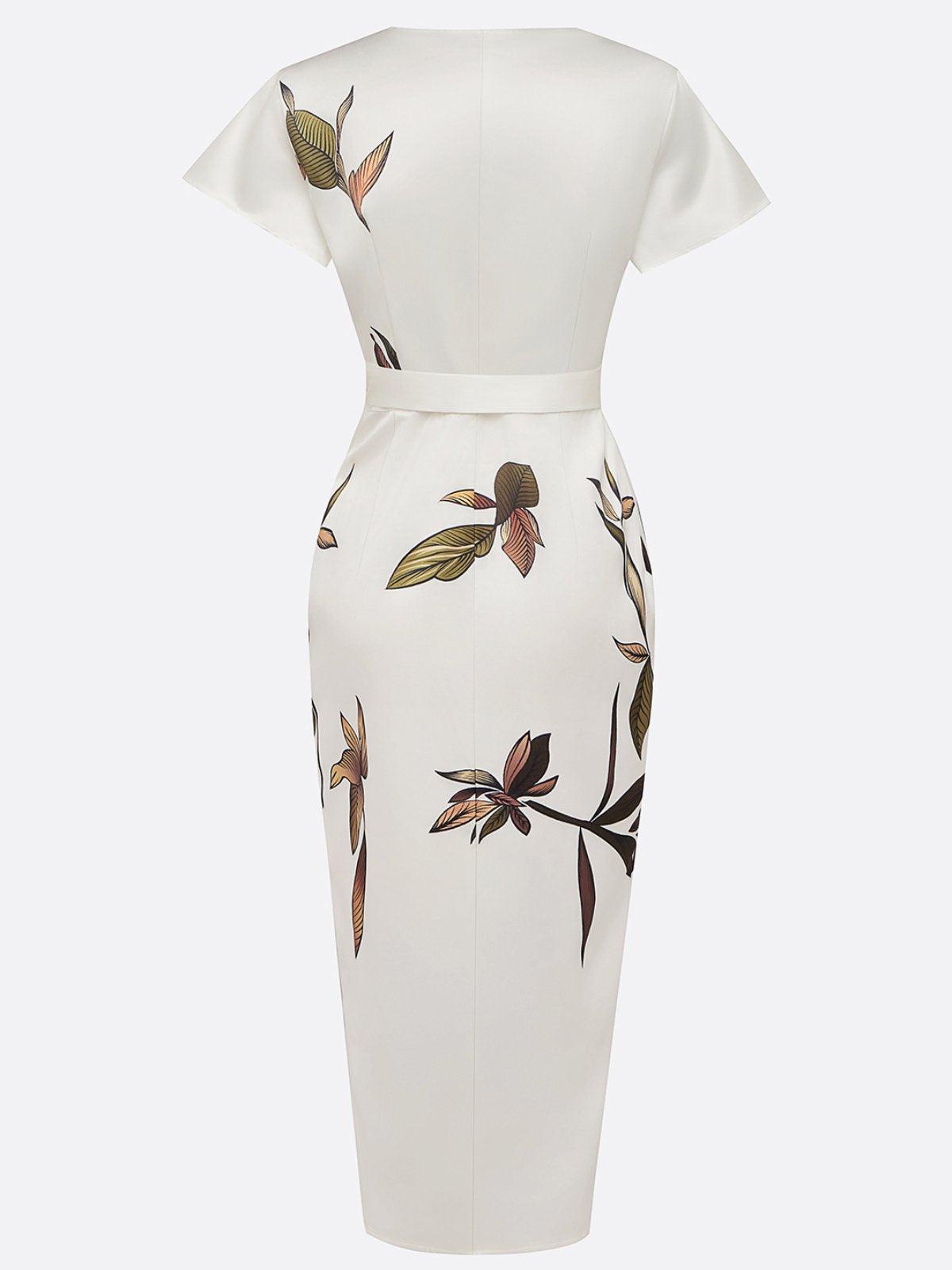 Elegant Women's Wrap Around Dress