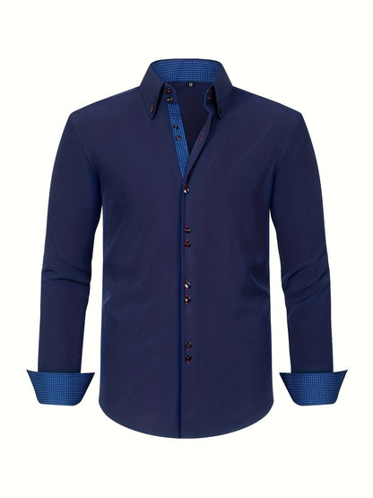 Classic Fit Men's Casual Button Down Shirt