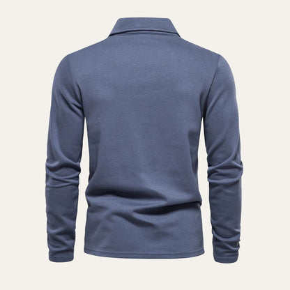 Classic Casual Mens Cotton Long Sleeve Shirt