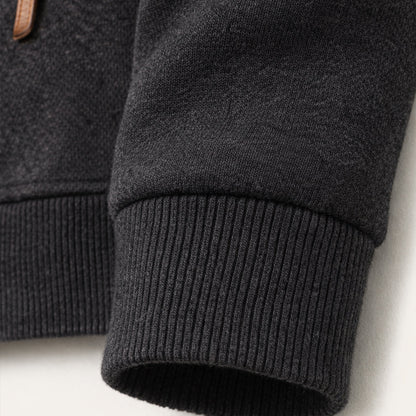 Classic Zipper Up Hooded Jacket