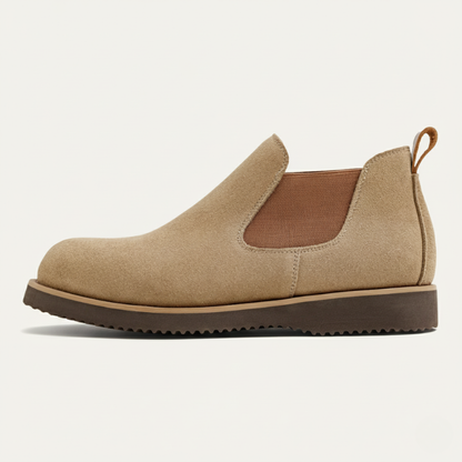 Luxury Men's Suede Chelsea Boot Shoes