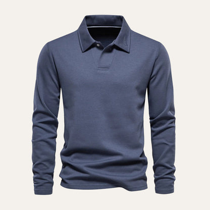 Classic Casual Mens Cotton Long Sleeve Shirt - Nocini