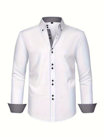 Classic Fit Men's Casual Button Down Shirt
