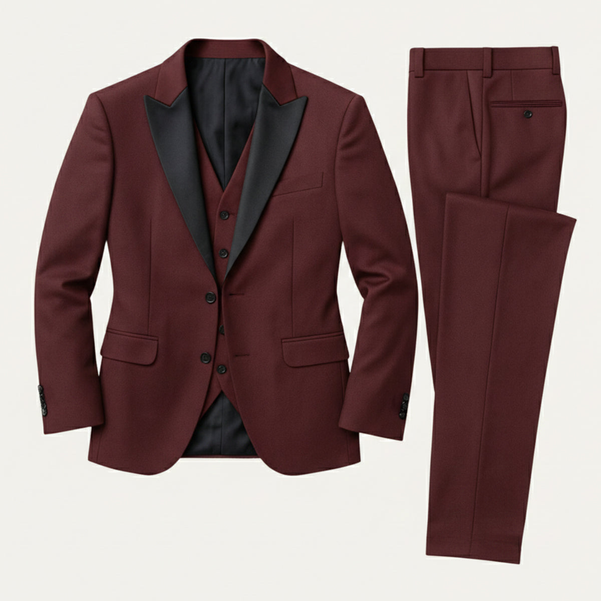 Classic Men's 3 Piece Business Suit Set