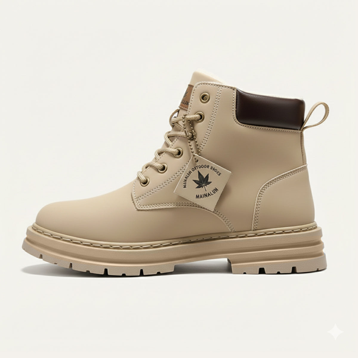 Warm Waterproof Men's Insulated Snow Boots