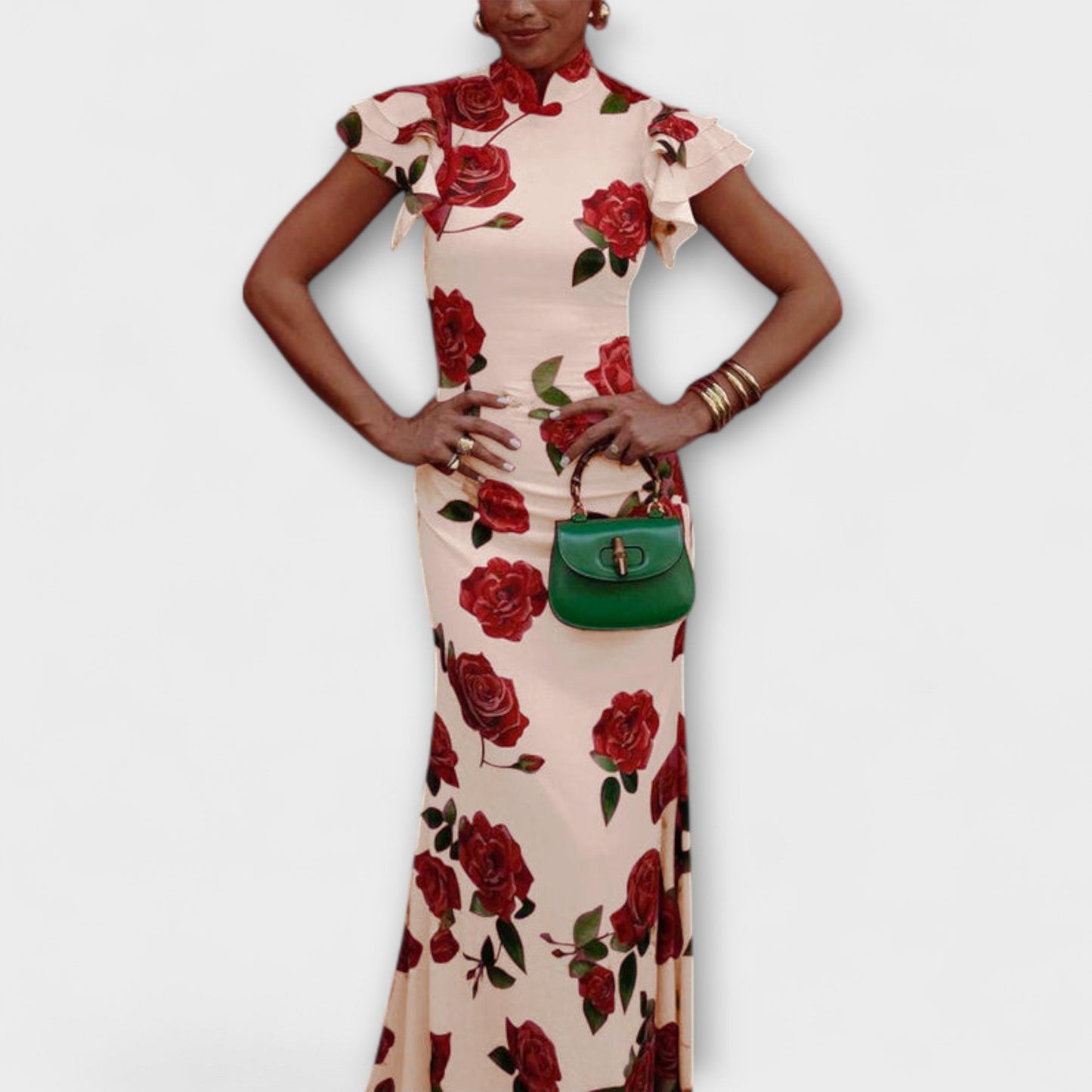 Vibrant Garden Party Maxi Dress