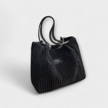 Classic Cotton Tote Shoulder Bag for Daily Use