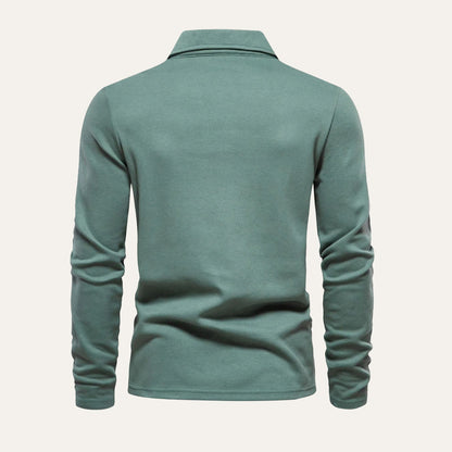 Classic Casual Mens Cotton Long Sleeve Shirt