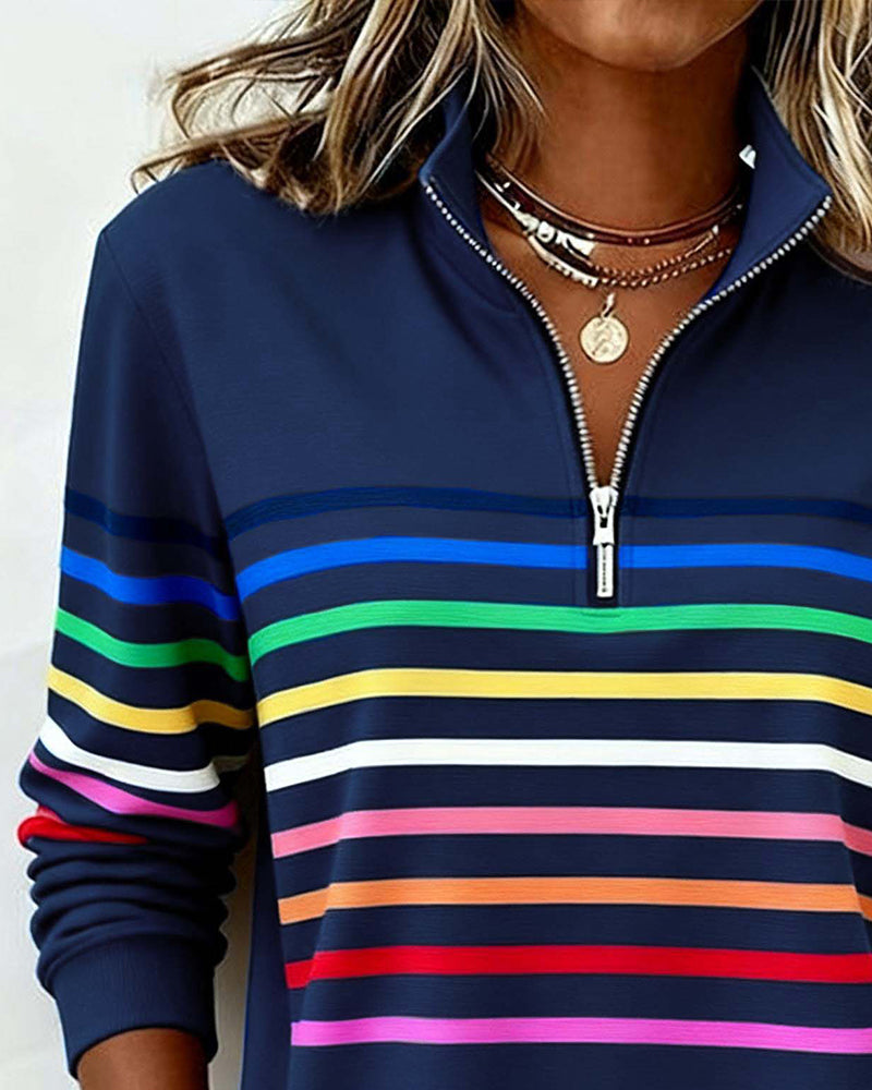 Classic Fit Women's Ribbed Sweatshirt